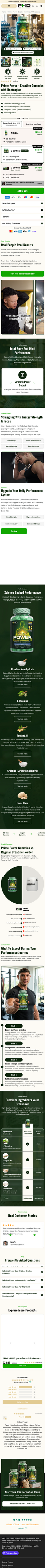 Prime Power - Creatine Gummies with Nootropics