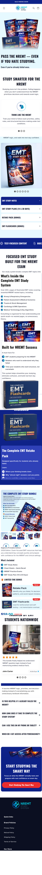 One-Page Shopify Store Template for Digital Product