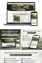 Multi-Product Footwear Brand Shopify Store Template (Built with GemPages)